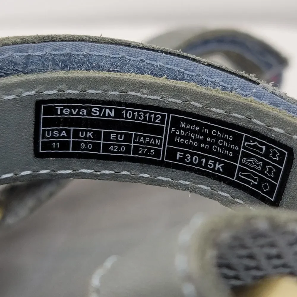 Teva universal leather flatform sandals